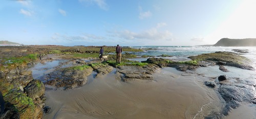 Frankston Beach, near Melbourne, Australia panorama photograph